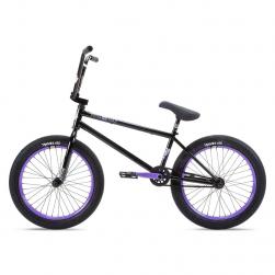 Stolen 2023 SINNER FC XLT LHD 21 Black with Lavender BMX bike